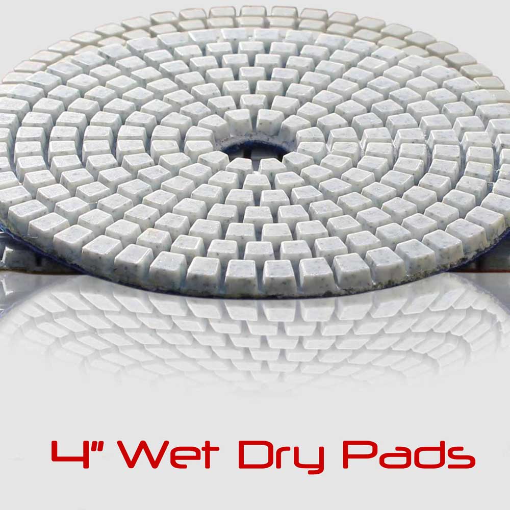 4 Inch Wet Diamond Polishing Pads Set