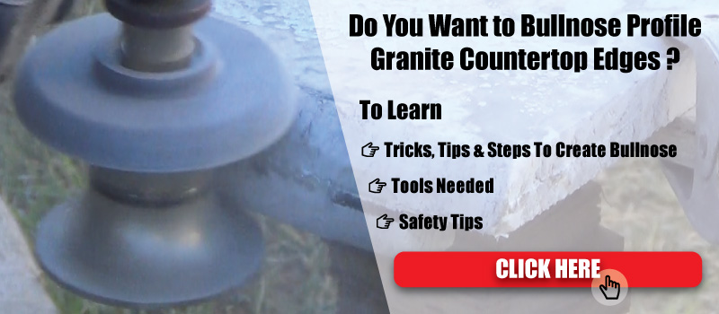 How to Create Bullnose on Granite countertop Edges